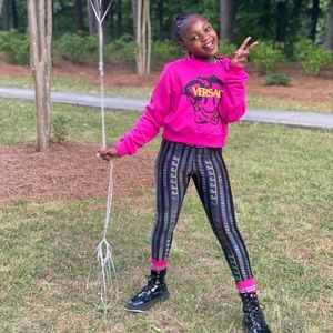 Versace Girls Sweatshirt and Legging Set (Size10/12A)